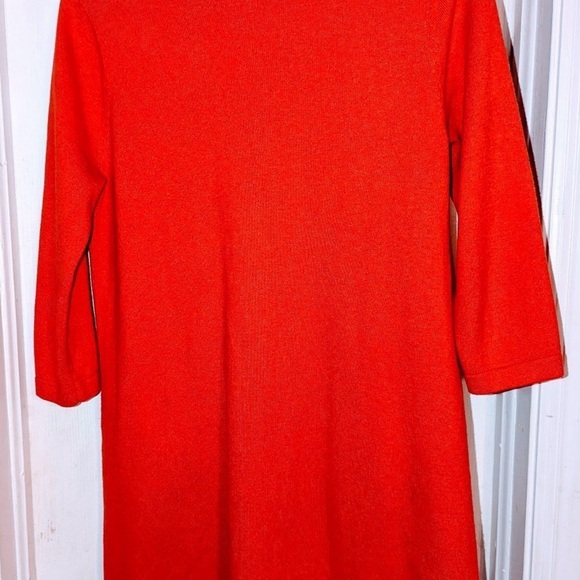 Tyler Boe Red Orange Cowl Neck Sweater - Picture 2 of 4